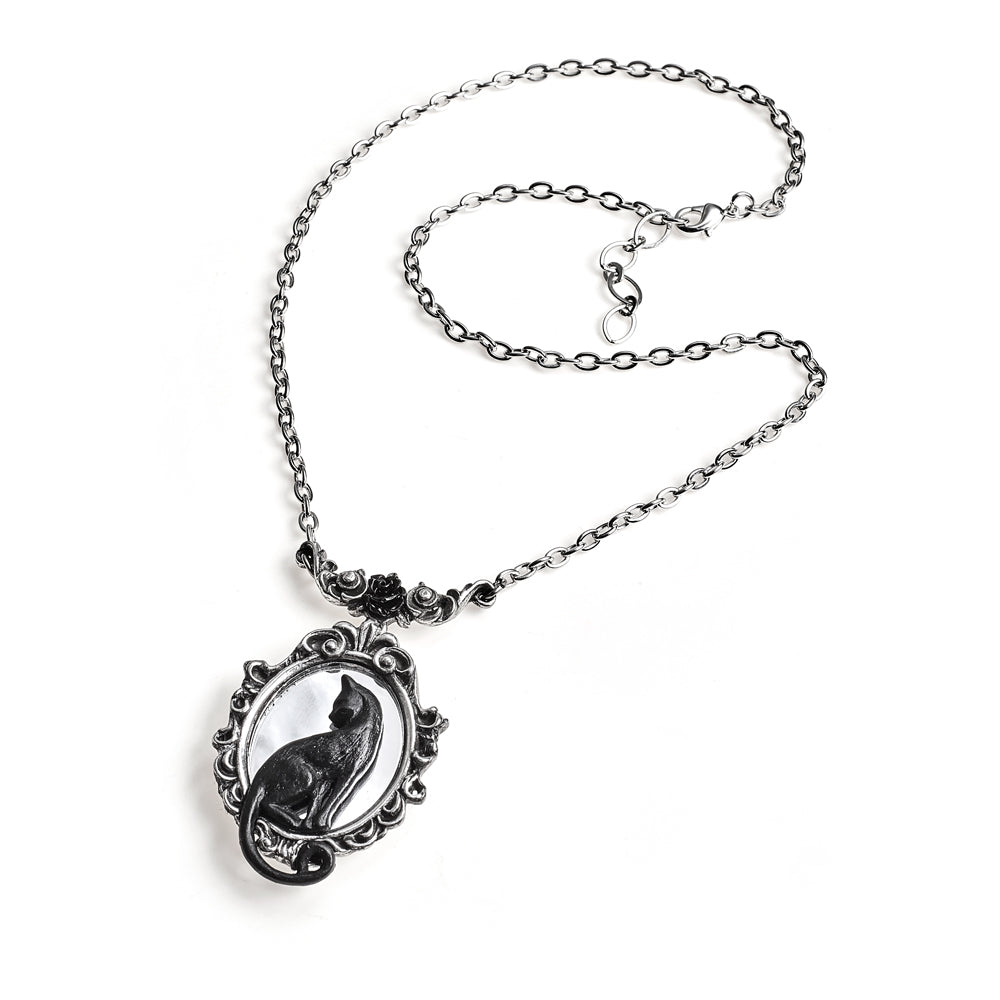 Alchemy Gothic Feline Felicity Necklace (P895)
