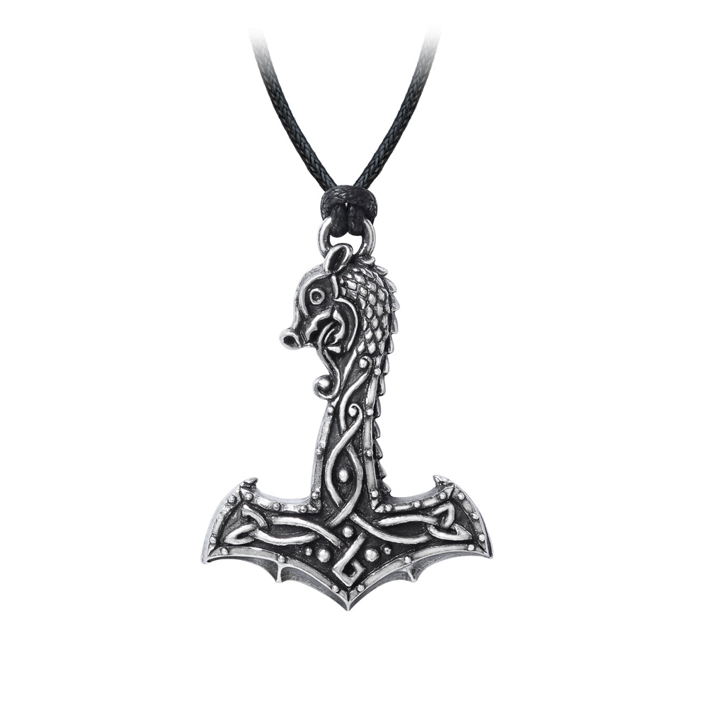 Alchemy Gothic Drakkar Hammer Pendant (P910)