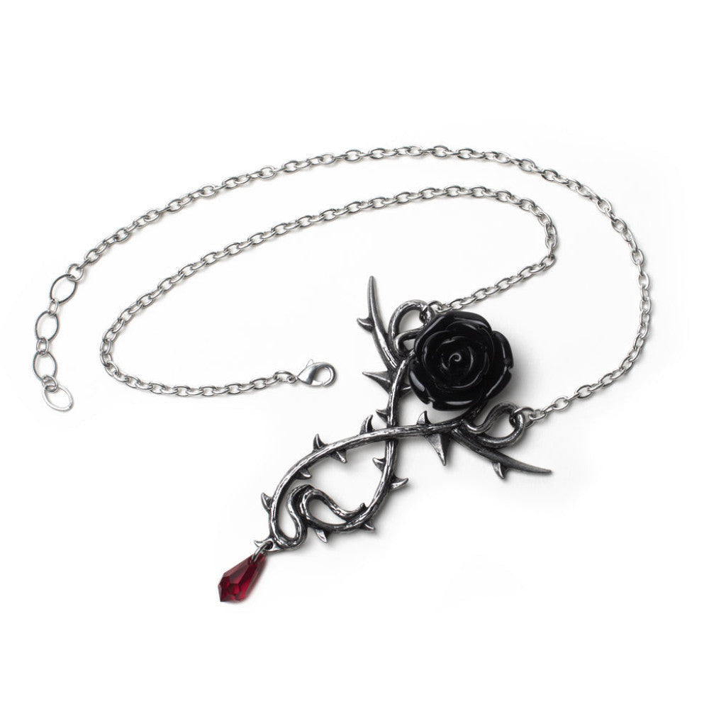 Alchemy Gothic Carpathian Rose Necklace (P928)