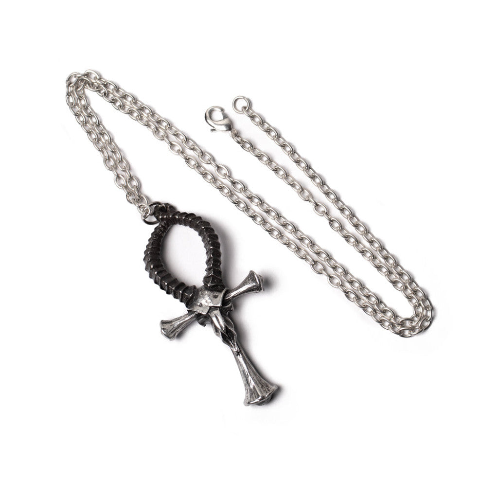 Alchemy Gothic Ankh of Ammon Pendant (P973)