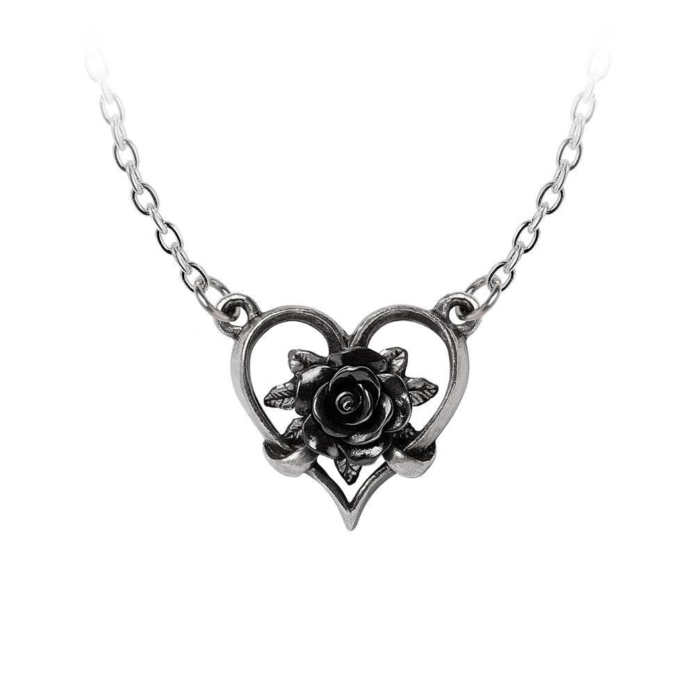 Alchemy Gothic Heart of Blackness Pendant (P991)