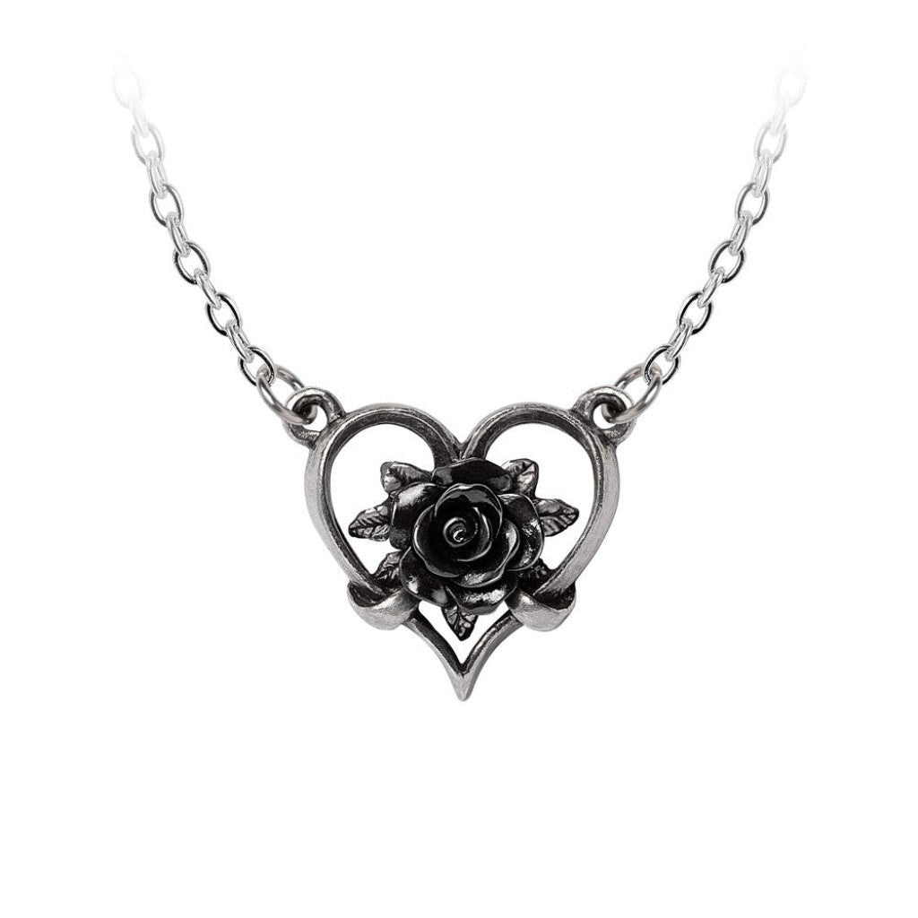 Alchemy Gothic Heart of Blackness Pendant (P991)