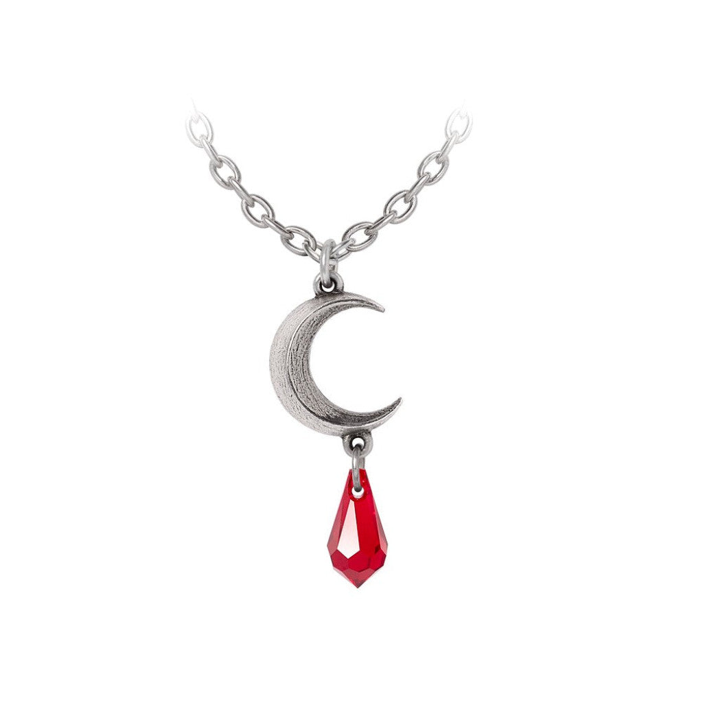 Alchemy Gothic Tears of the Moon - Red Pendant (P992R)