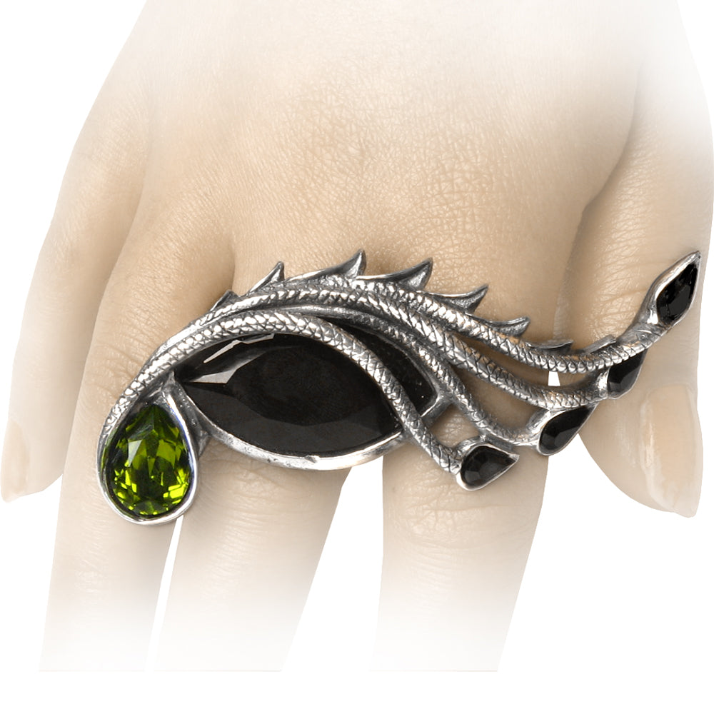 Alchemy Gothic Gorgon's Eye Ring (R153)
