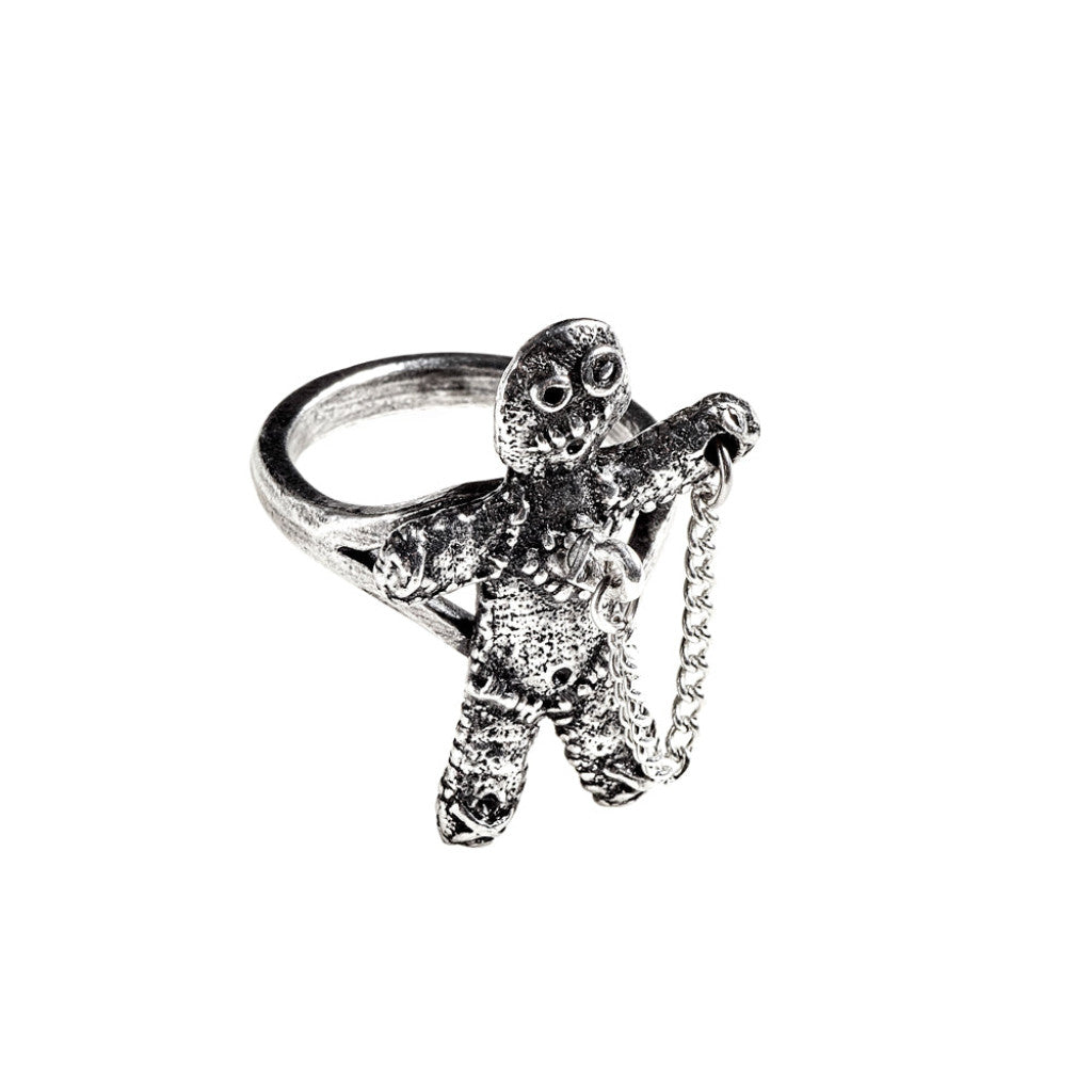 Alchemy Gothic Voodoo Doll Ring (R236)