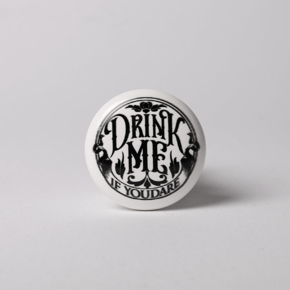 Alchemy Gothic Drink Me If You Dare Bottle Stopper (RGBS9)