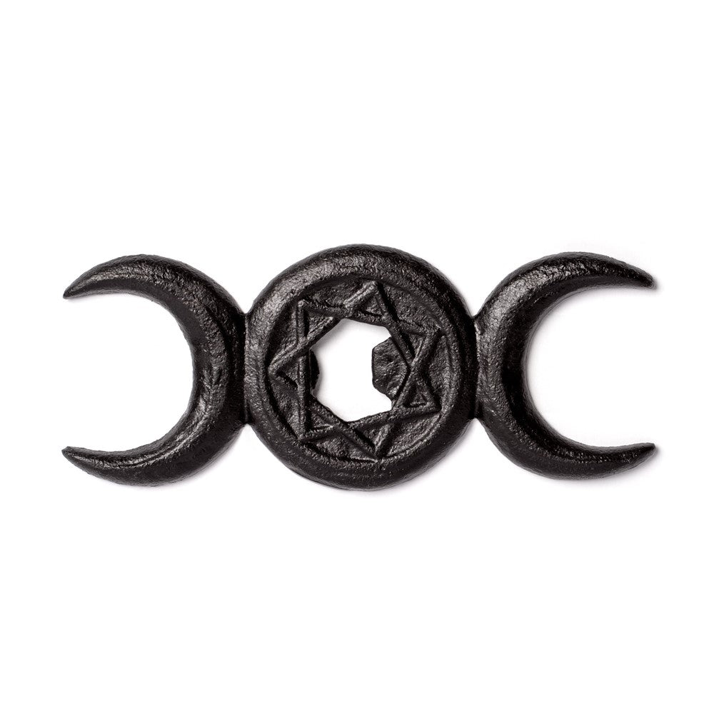 Alchemy Gothic Black Triple Moon Cast Iron Bottle Opener (SBO6)