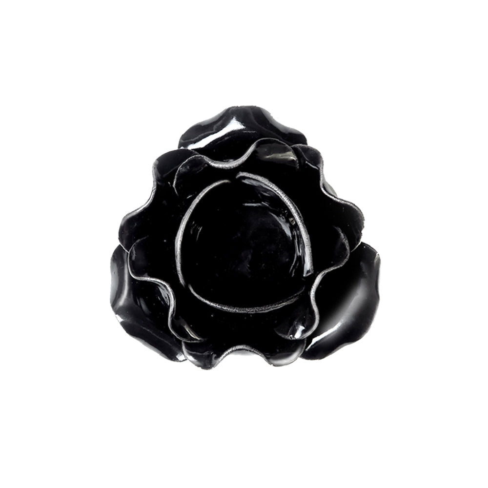 Alchemy Gothic Black Rose Candle Holder (SCR3)