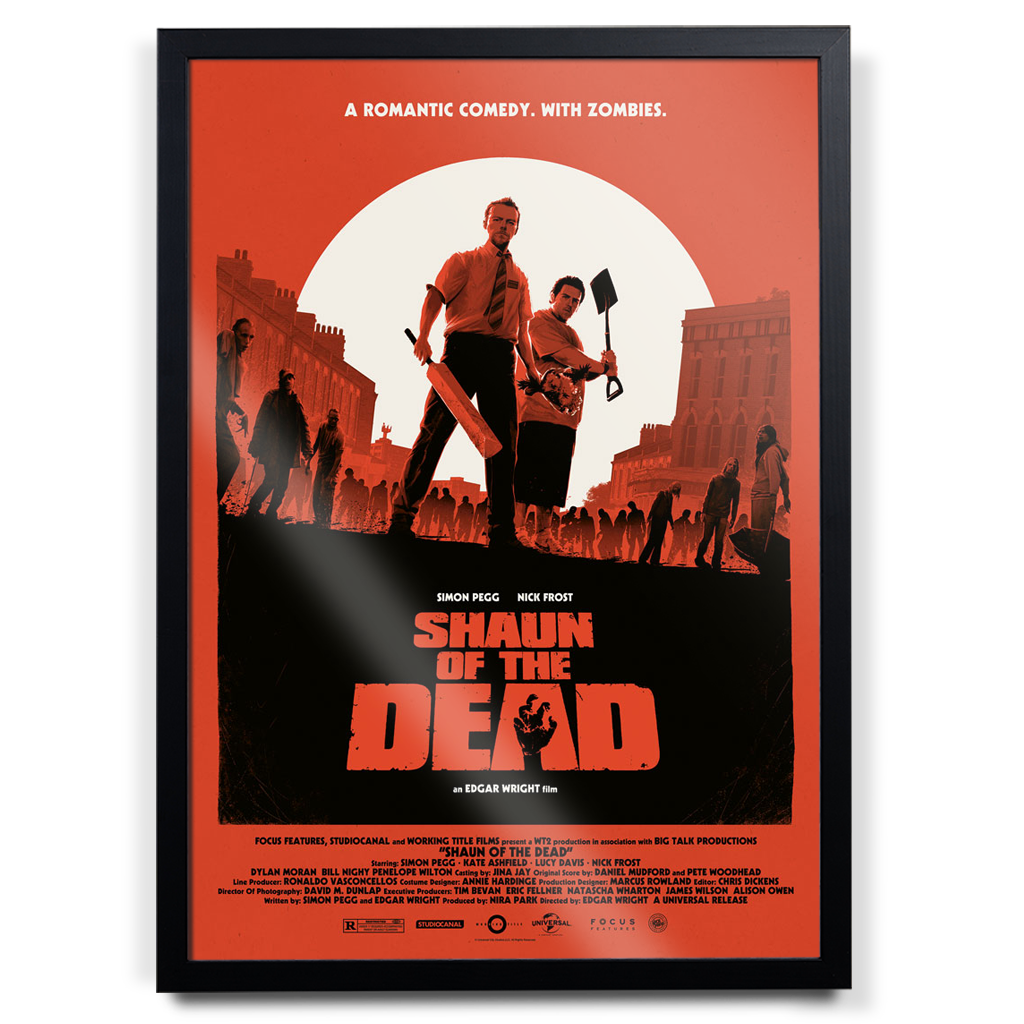 Shaun Of The Dead Horror Poster