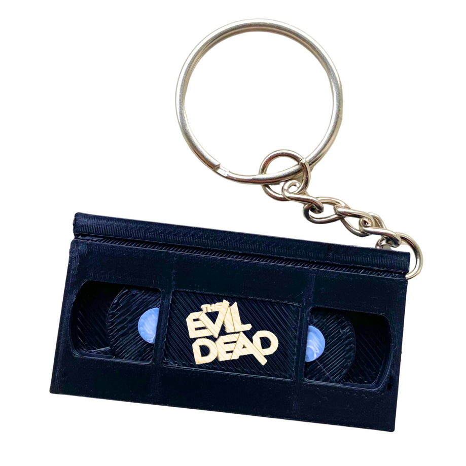 The Evil Dead Mini Horror VHS Keyring