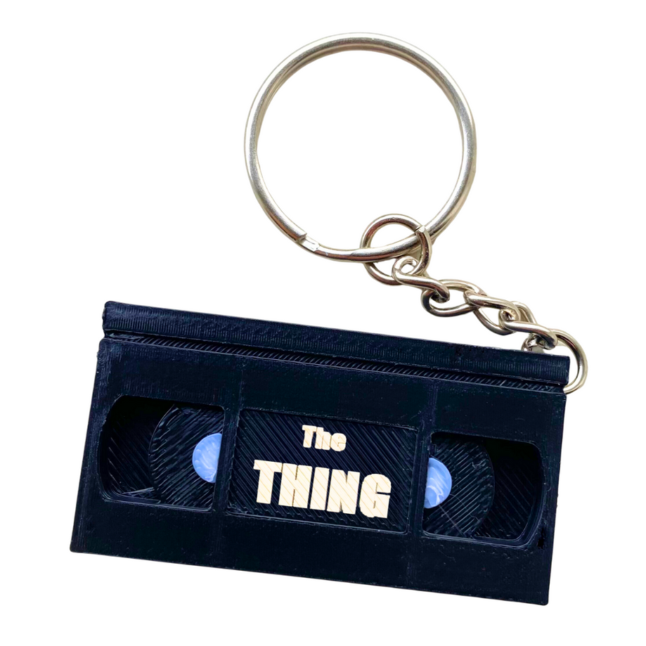 The Thing Mini Horror VHS Keyring
