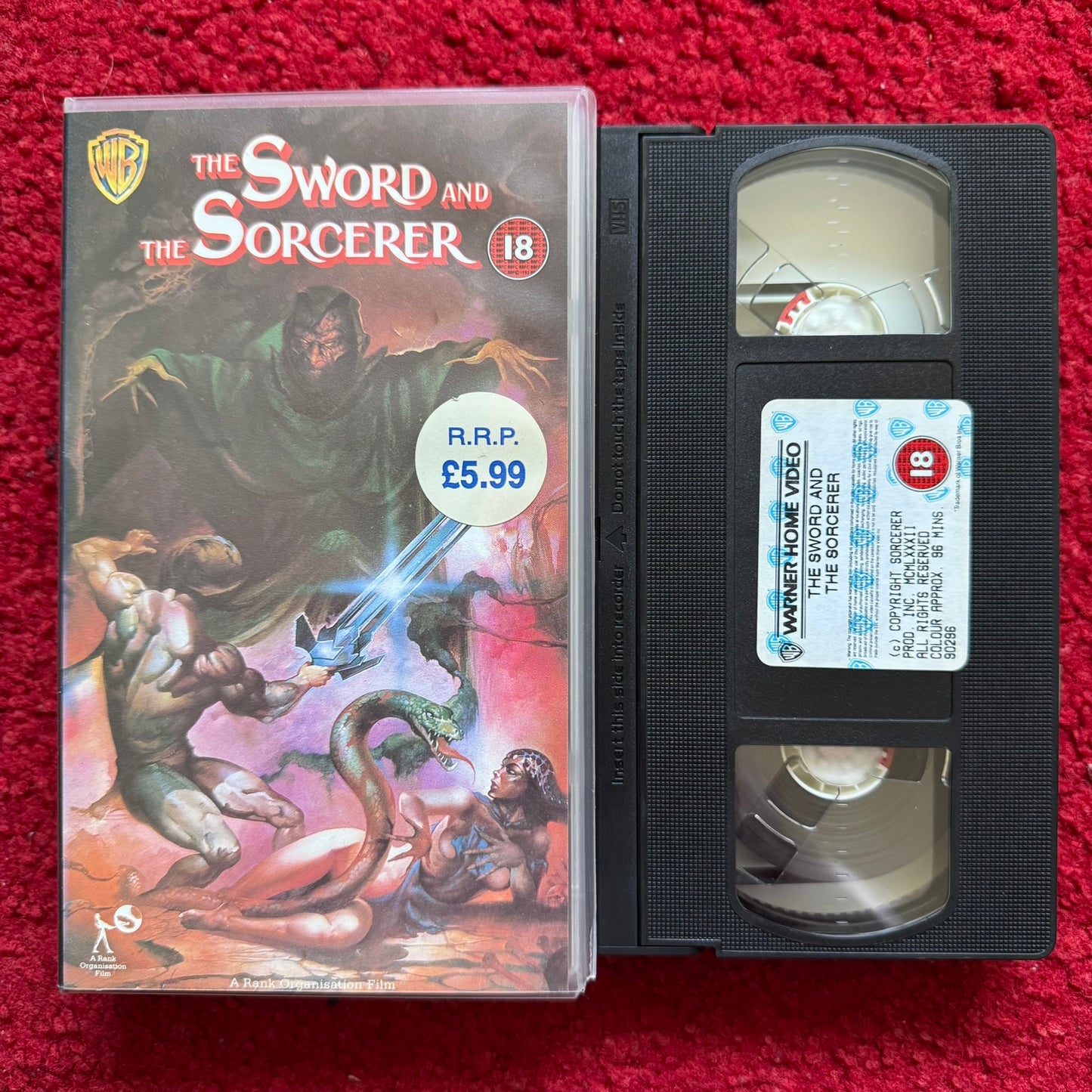 The Sword and the Sorcerer VHS Video (1982) PES90296