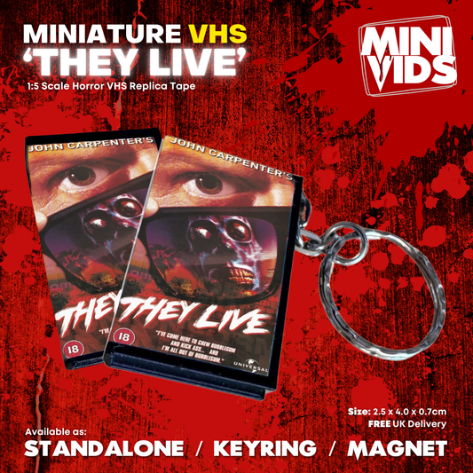 They Live 'MiniVids' Miniature Horror VHS