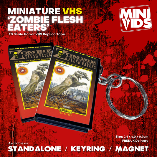 Zombie Flesh Eaters 'MiniVids' Miniature Horror VHS