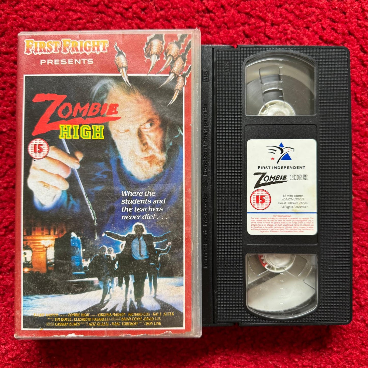 Zombie High VHS Video (1987) VA30125