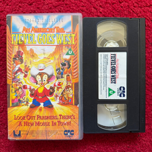 An American Tail: Fievel Goes West VHS Video (1991) VHR1532