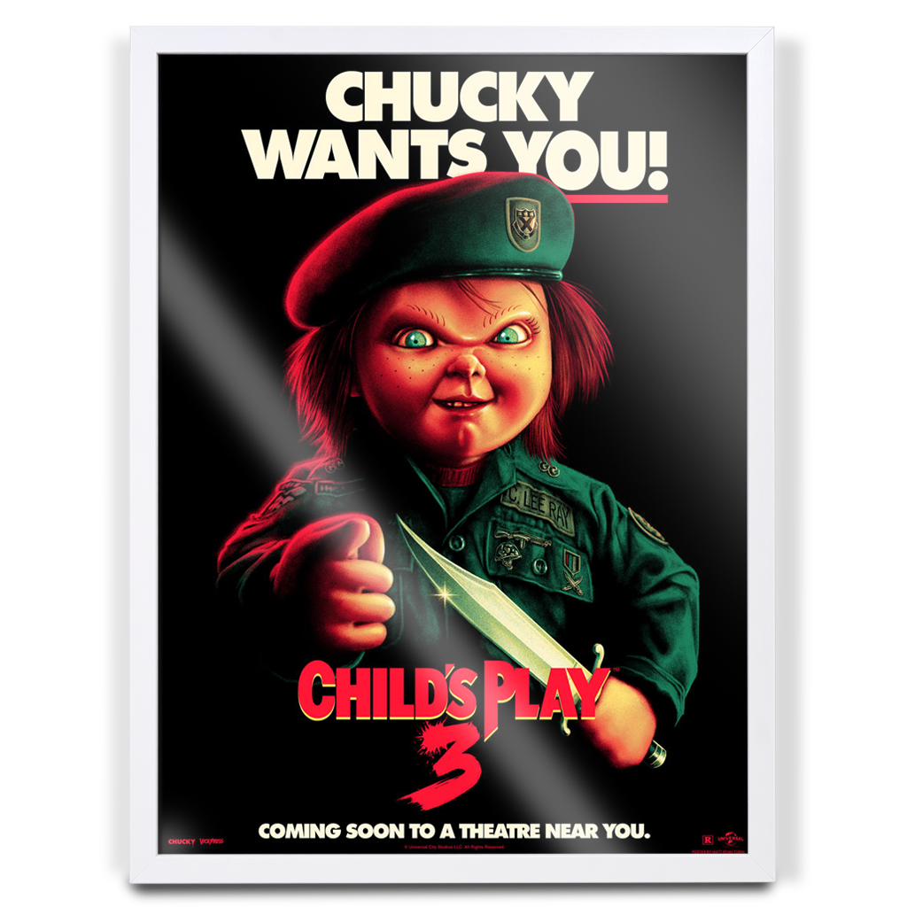 Child's Play 3 - Chucky Wants You! Horror Poster