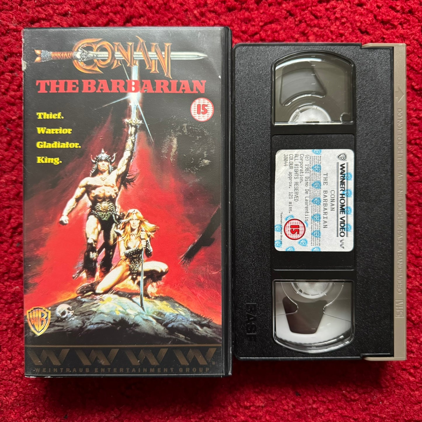 Conan The Barbarian VHS Video (1982) PES38044