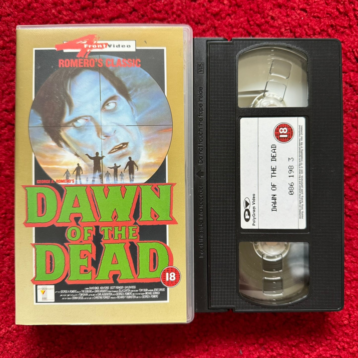 Dawn of the Dead VHS Video (1978) 861983
