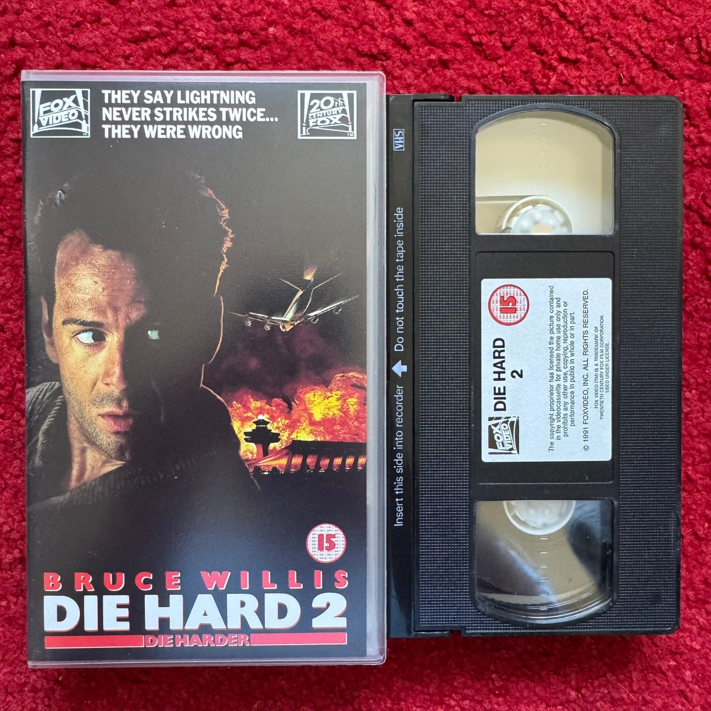 Die Hard 2: Die Harder VHS Video (1990) 1850
