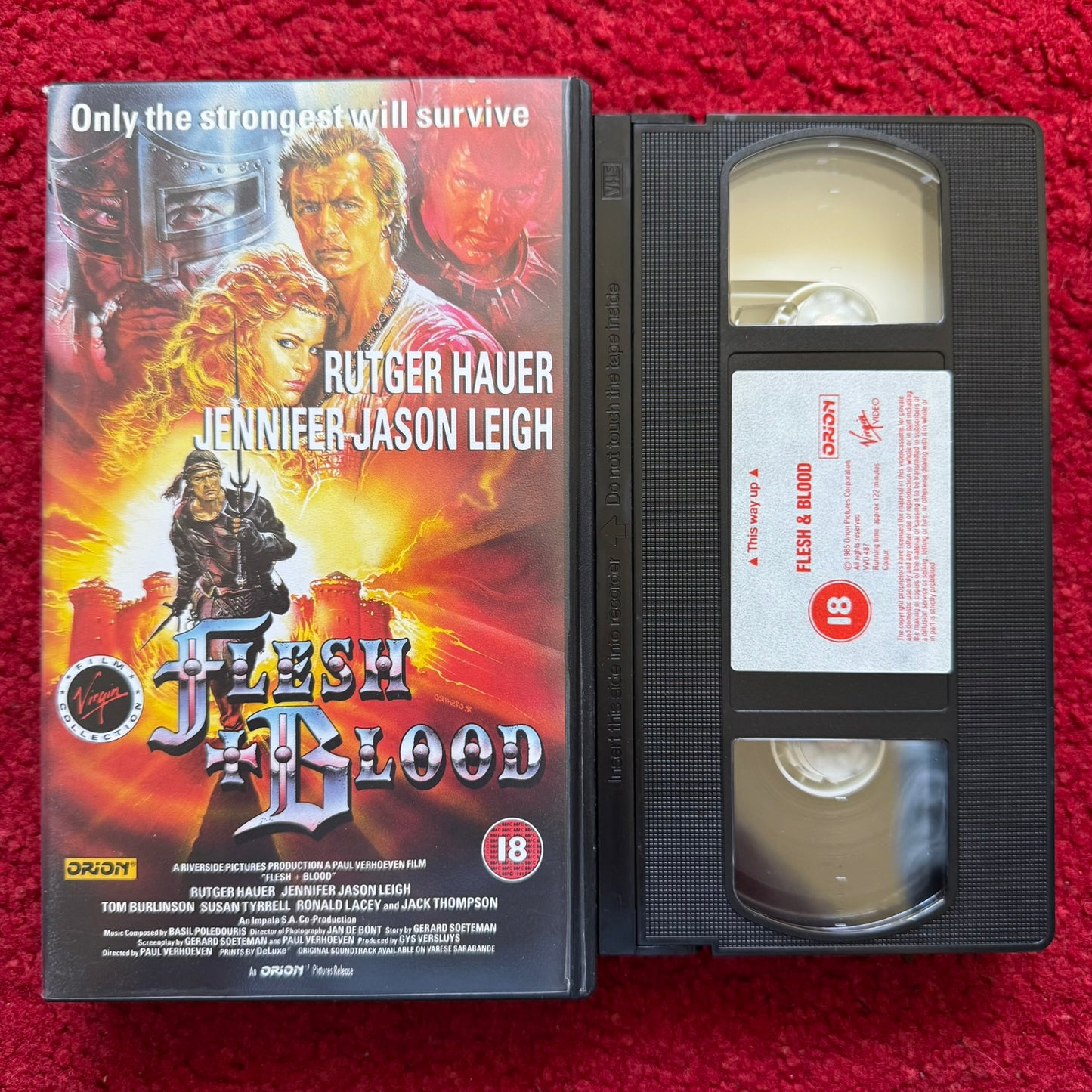 Flesh & Blood VHS Video (1985) VVC467