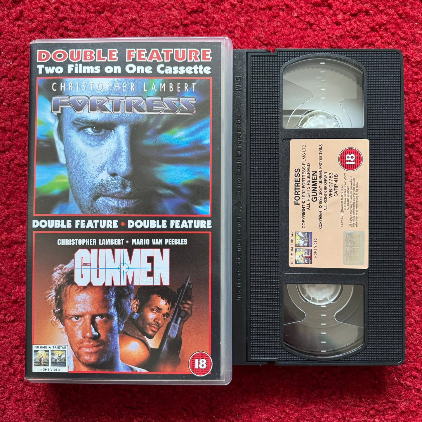 Fortress / Gunmen Double Feature VHS Video (1992) CVRP418
