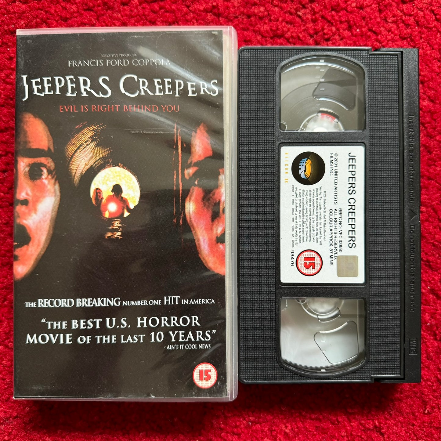 Jeepers Creepers VHS Video (2001) S093476
