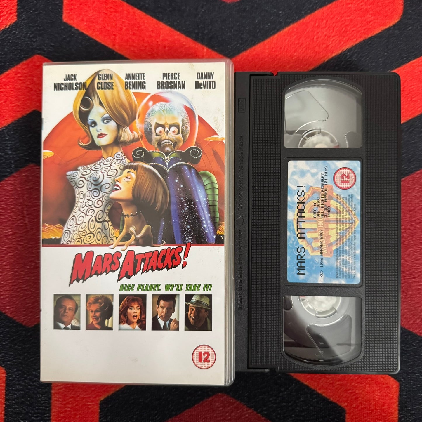 Mars Attacks! VHS Video (1996) S014480