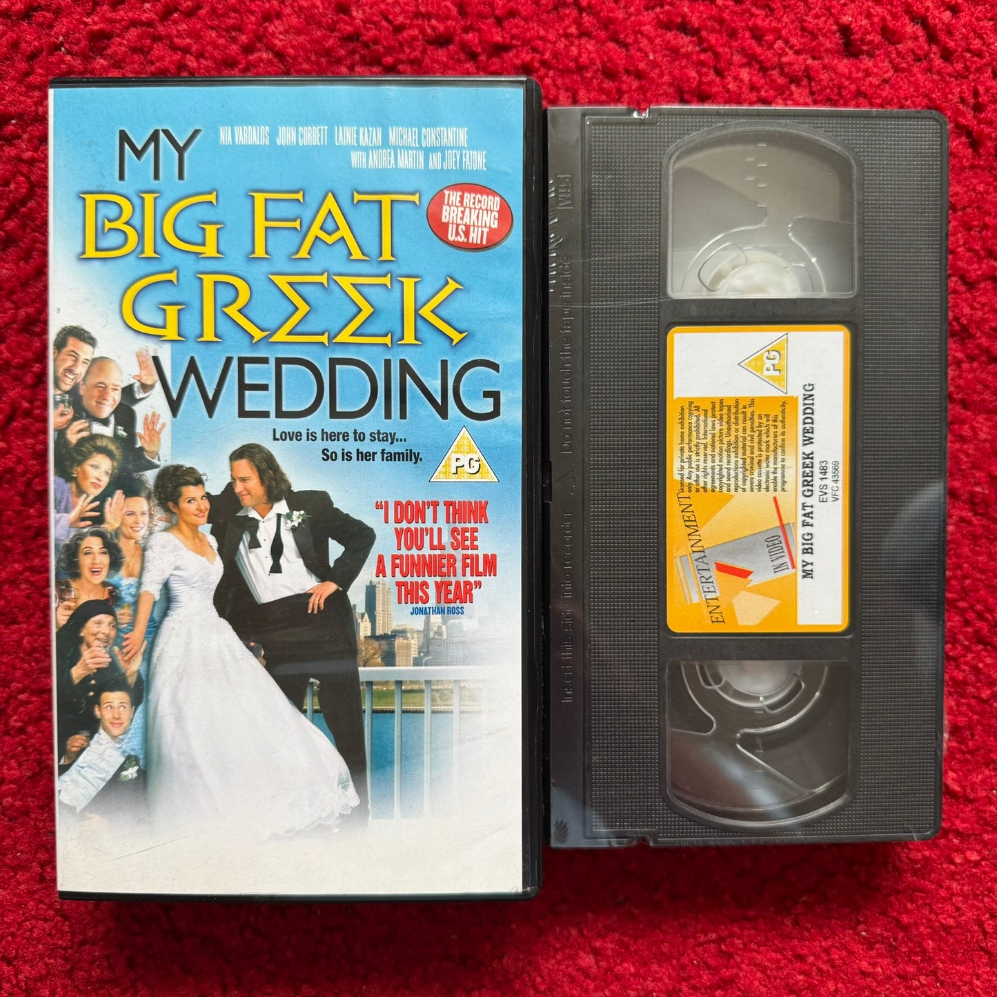 My Big Fat Greek Wedding VHS Video (2002) EVS1483