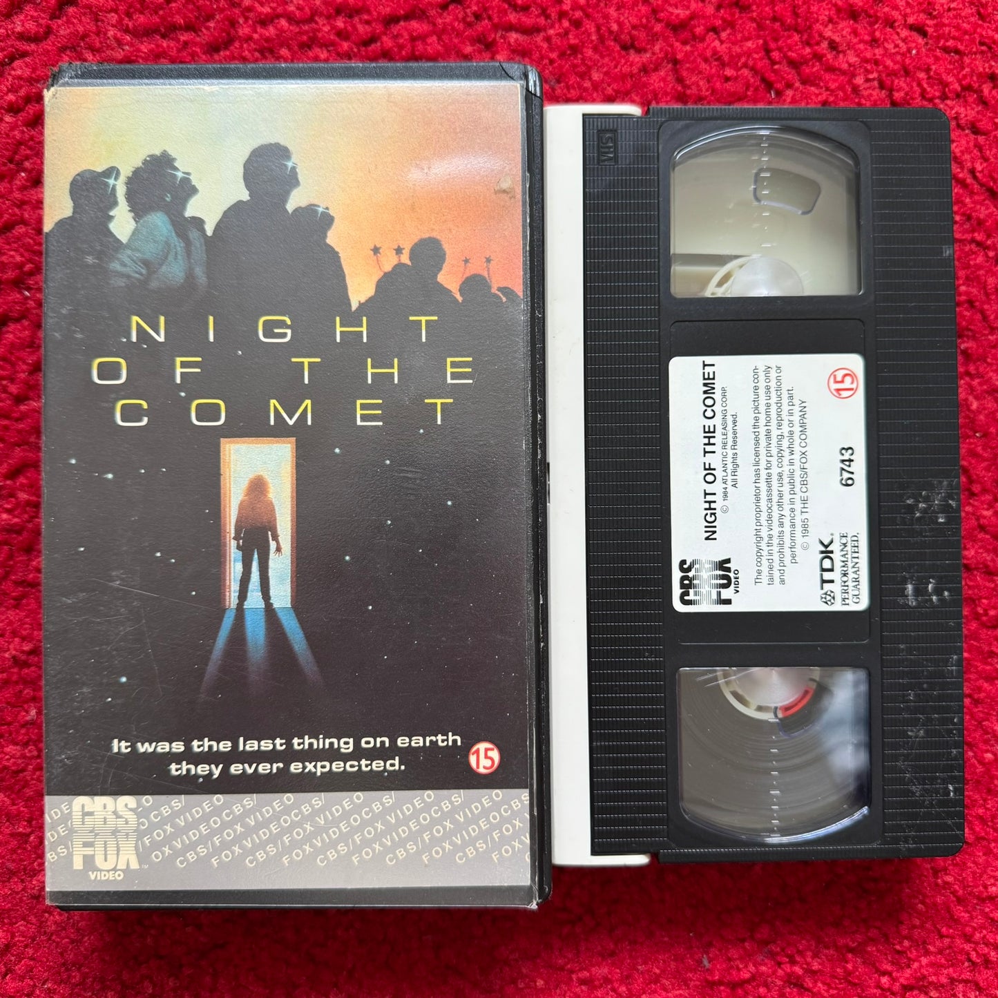 Night of the Comet VHS Video (1984) 6743-50