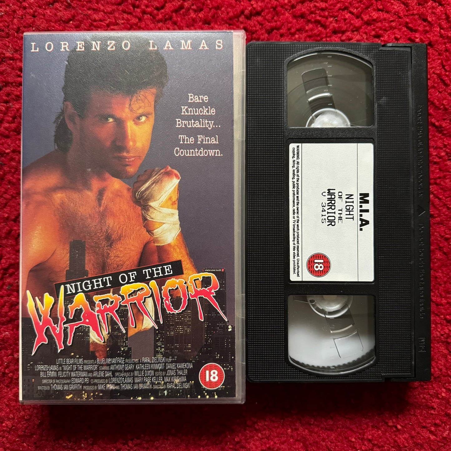 Night of the Warrior VHS Video (1991) V3415