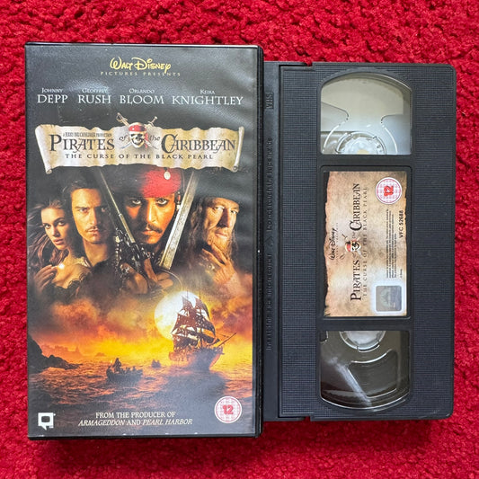 Pirates of the Caribbean: The Curse of the Black Pearl VHS Video (2003) D888887
