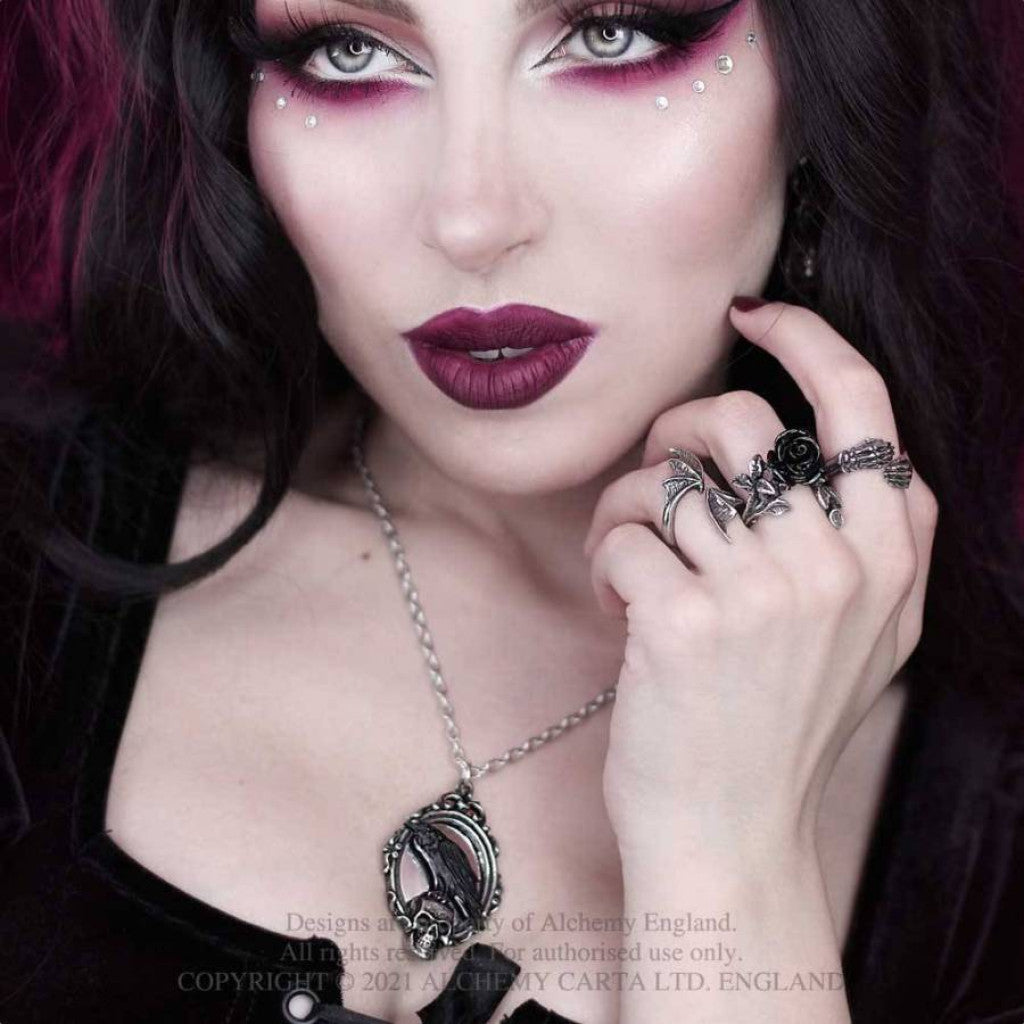 Alchemy Gothic Reflections of Poe Pendant (P919)
