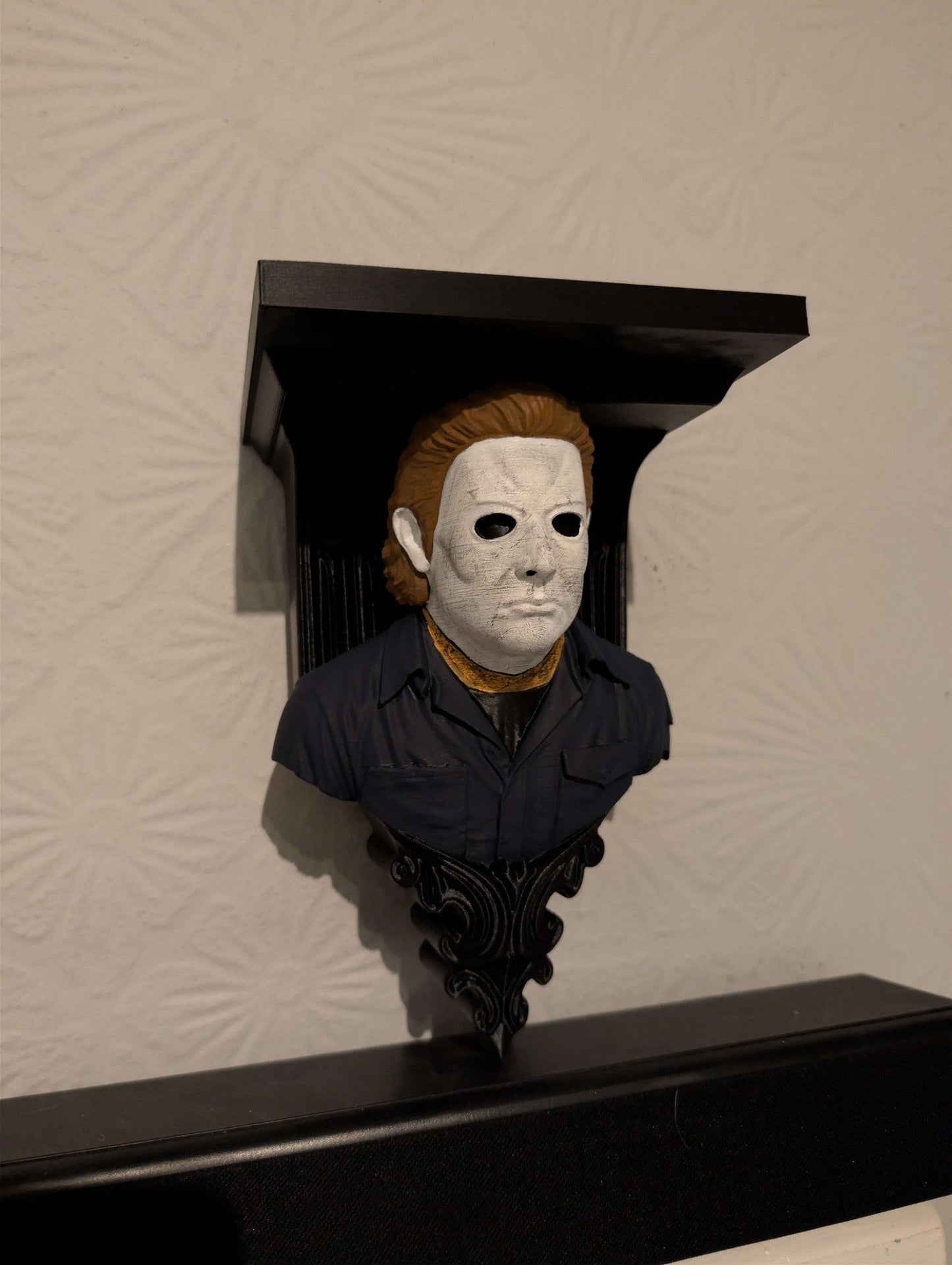 Michael Myers Halloween Wall Shelf Mount Display - Unique Horror Decor Gift