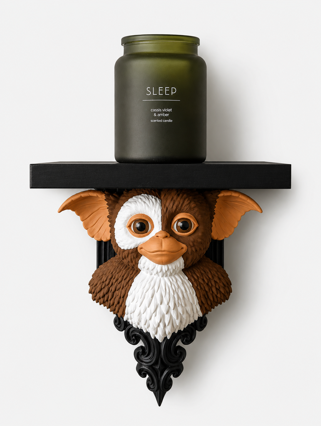 Gizmo Gremlins Wall Shelf Mount Display - Unique Horror Decor Gift