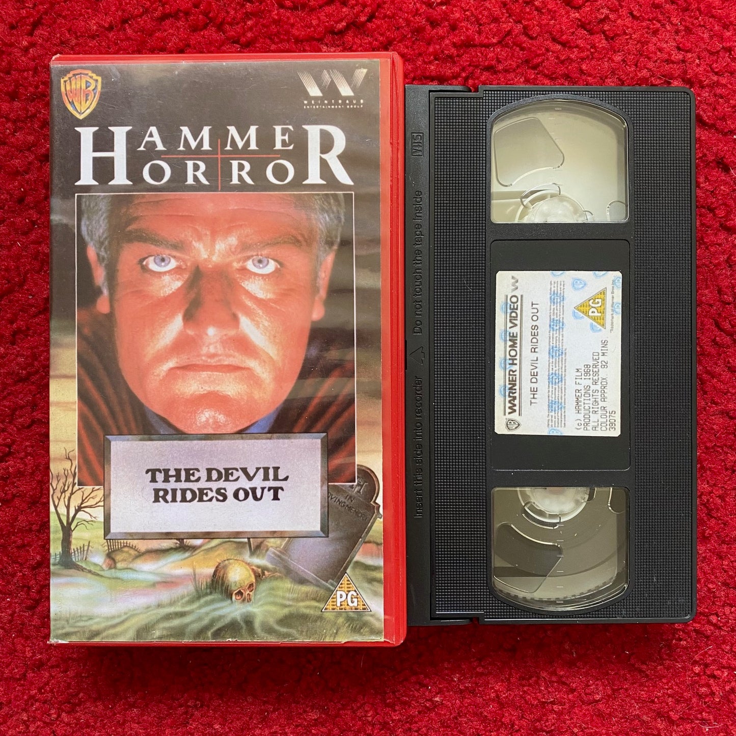 The Devil Rides Out VHS Video (1968) WTB39075