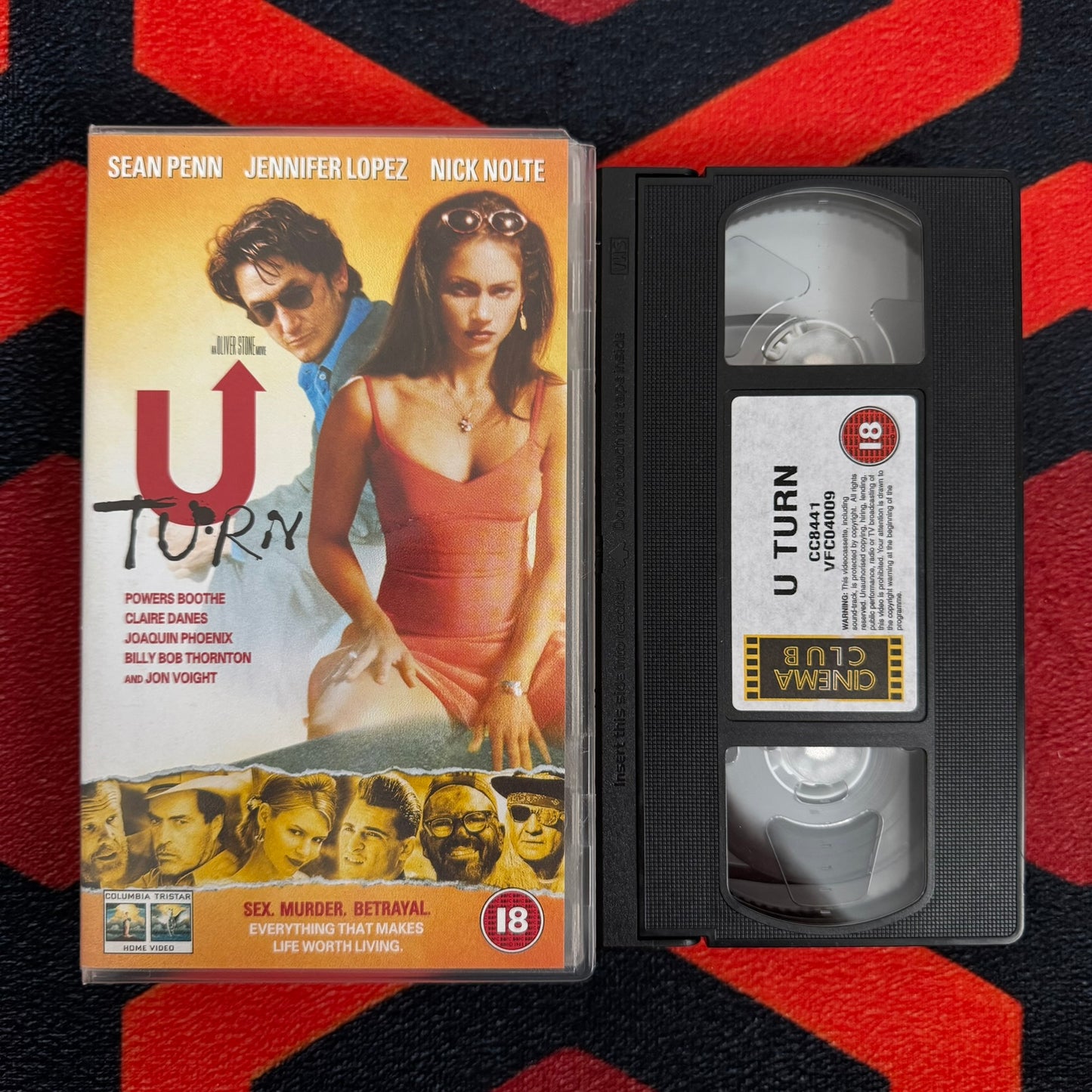 U Turn VHS Video (1997) CC8441