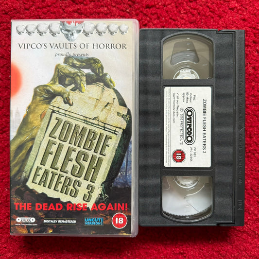 Zombie Flesh Eaters 3 VHS Video (1988) VIP095
