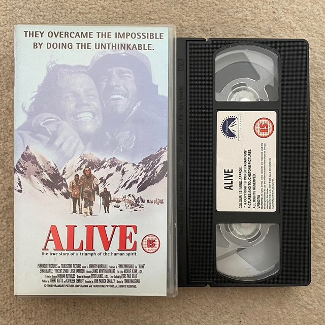 Alive VHS Video (1993) BRP0119