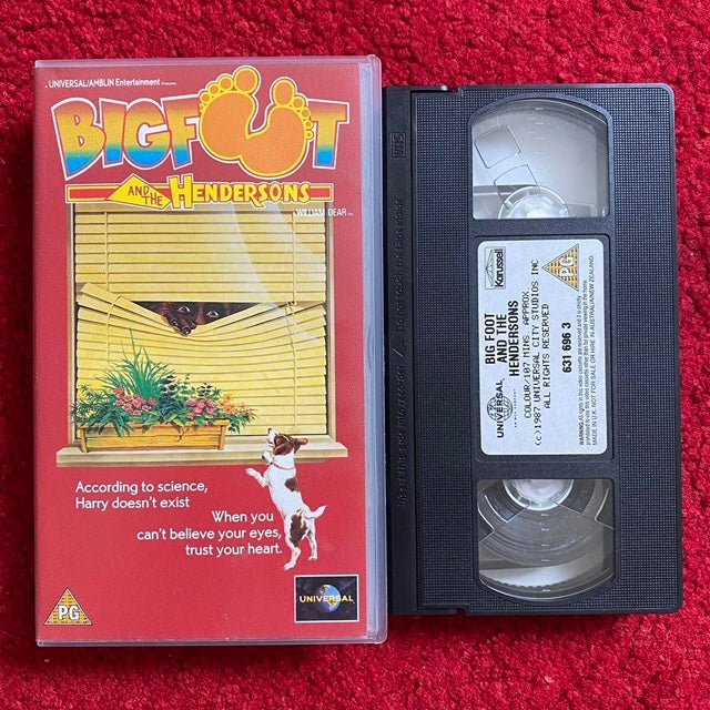 Bigfoot And The Hendersons VHS Video (1987) 6316963