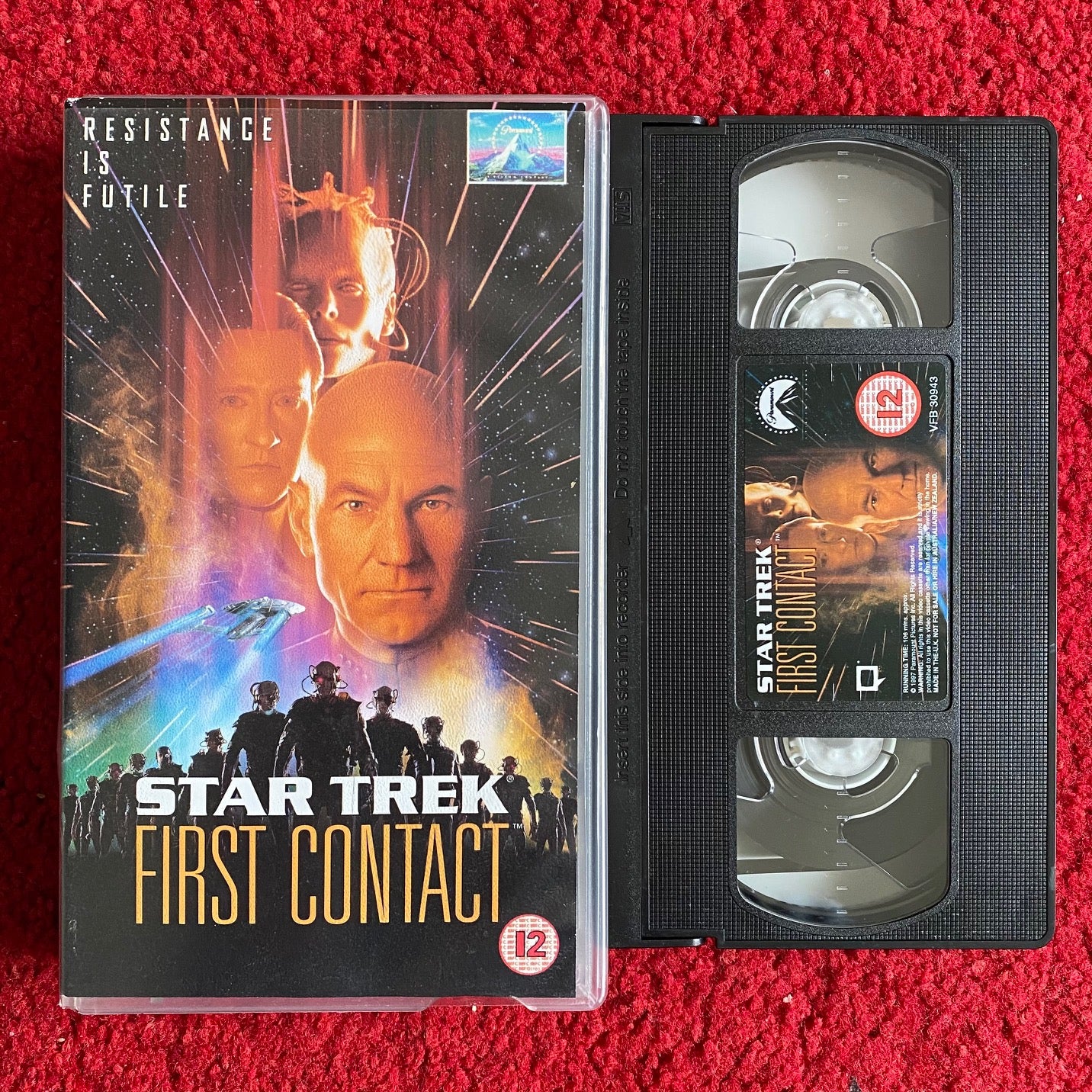 Star Trek: First Contact VHS Video (1997) VHR4431