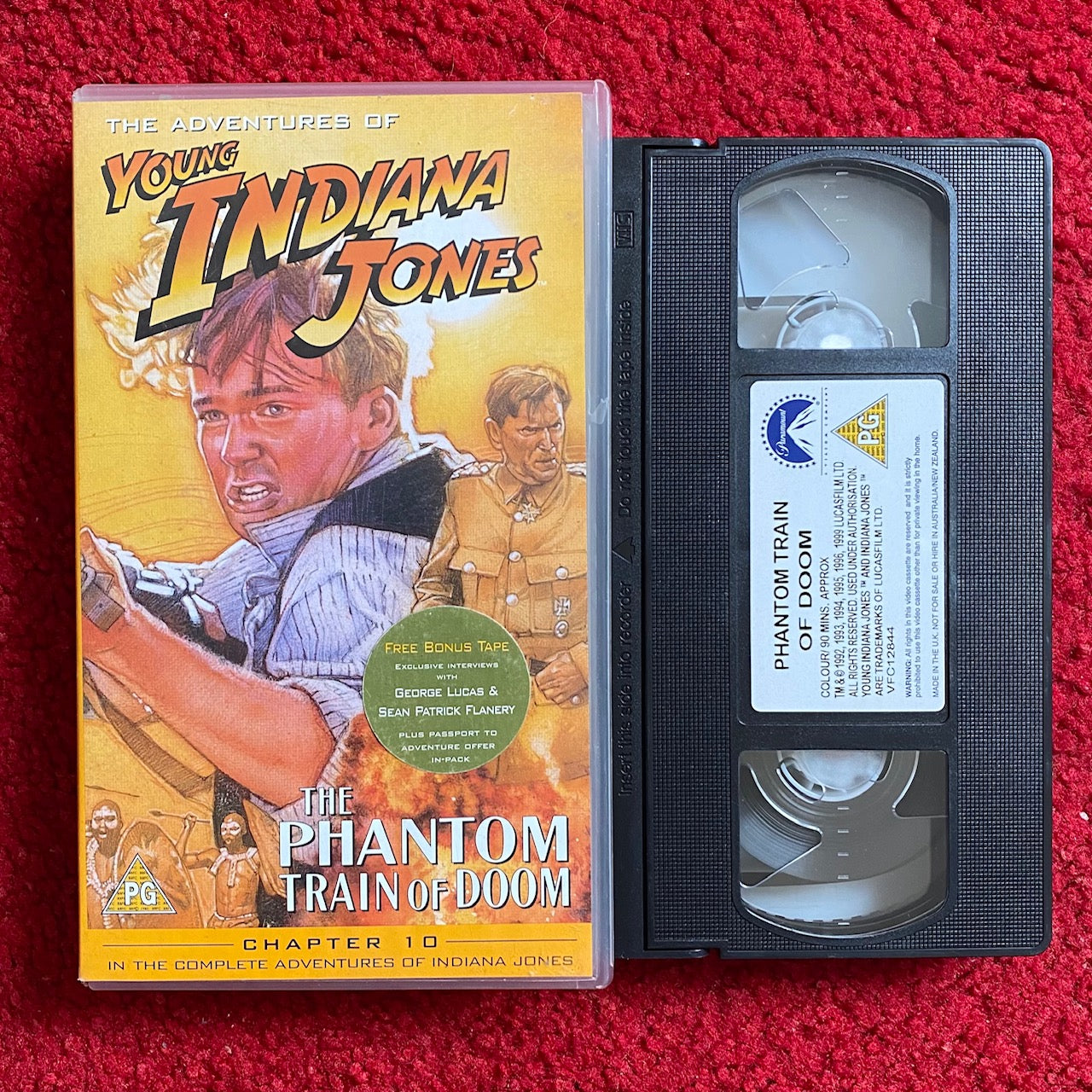 The Adventures Of Young Indiana Jones The Phantom Train Of Doom VHS V the-adventures-of-young-indiana-jones-the-phantom-train-of-doom-vhs-v