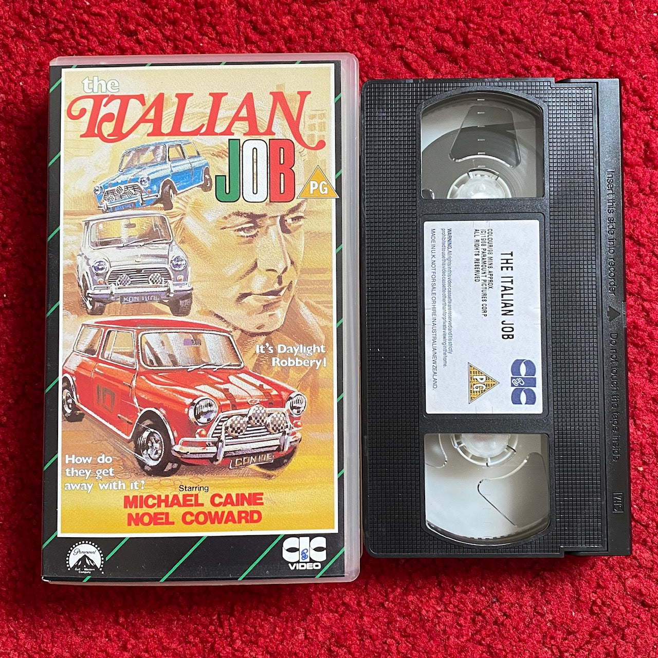 The Italian Job VHS Video (1968) VHR2115