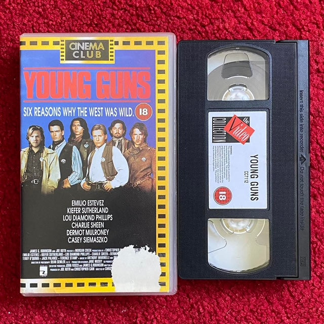 Young Guns VHS Video (1988) CC7112