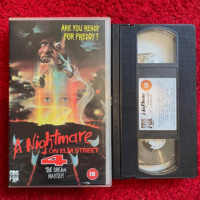 A Nightmare On Elm Street 4: The Dream Master VHS Video (1988) 5154