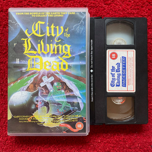 City Of The Living Dead Ex Rental VHS Video (1980) AA0477