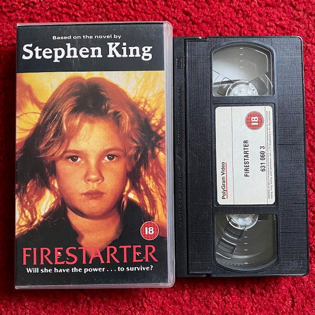 Firestarter VHS Video (1984) 6310603 Horror Stock