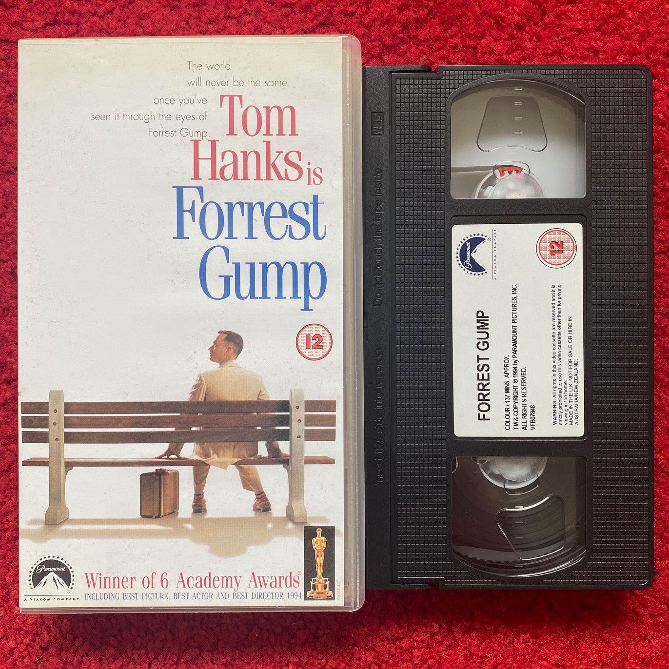 Forrest Gump VHS Video (1994) VHR2982