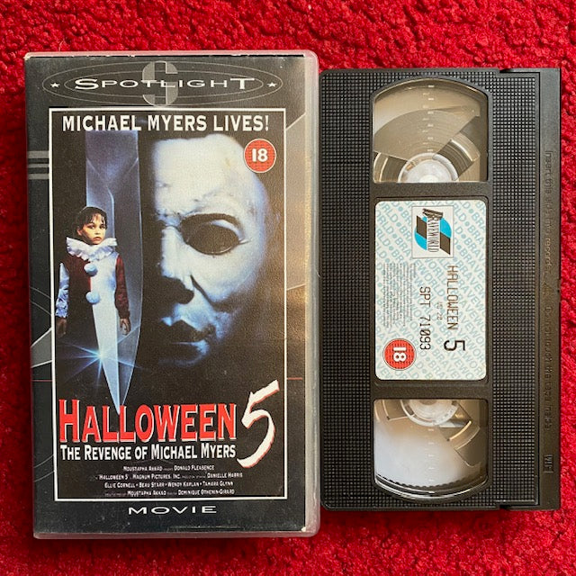 Halloween 5: The Revenge Of Michael Myers VHS Video (1989) SPT71093