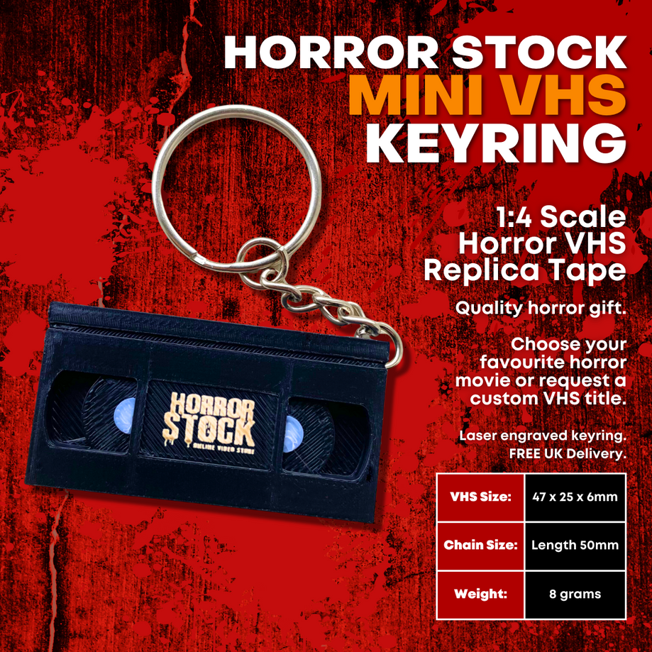 Horror Stock Mini Horror VHS Keyring